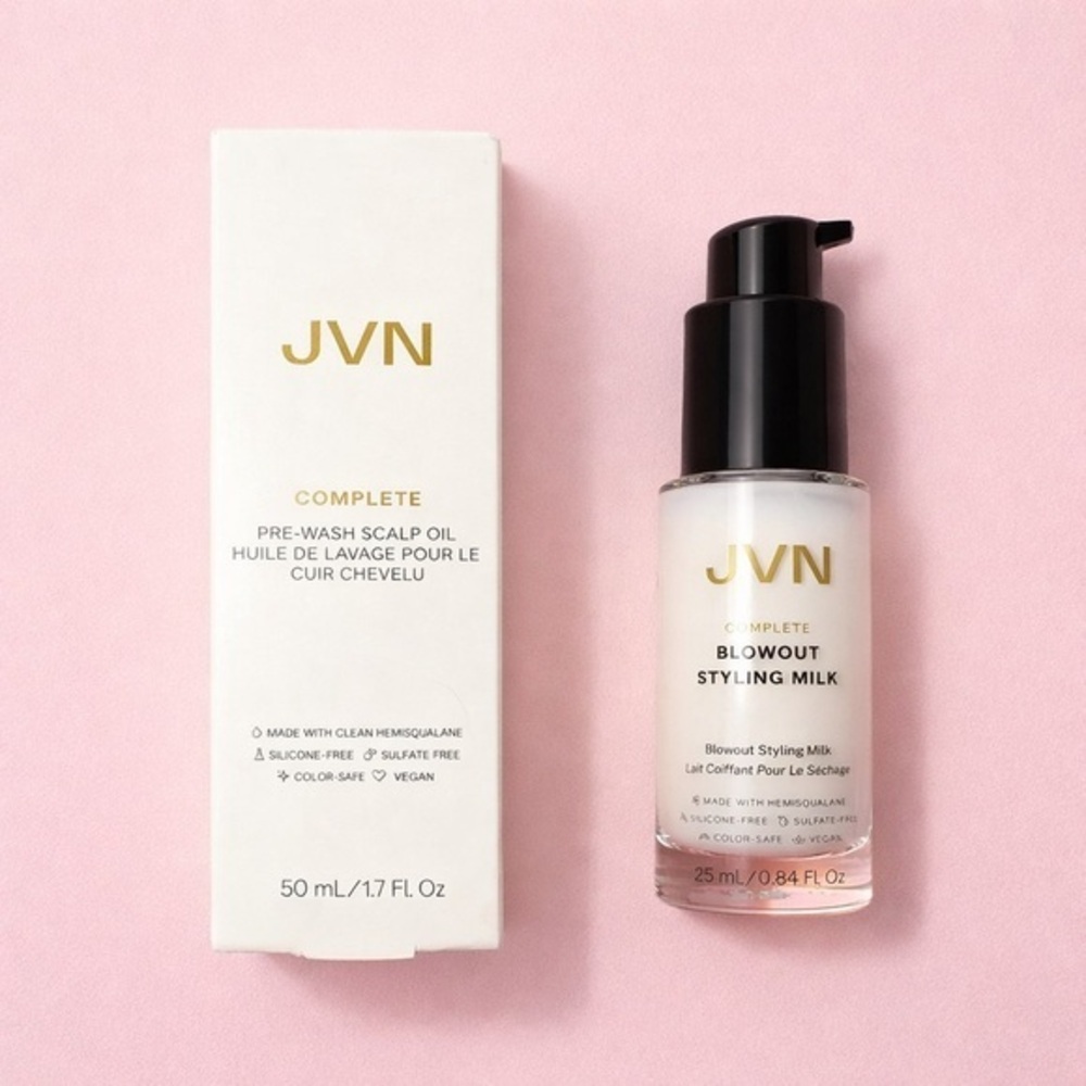 🎀 JVN “Middle Child Energy” Haircare Duo ✨ Scalp Oil + Blowout Styling Milk